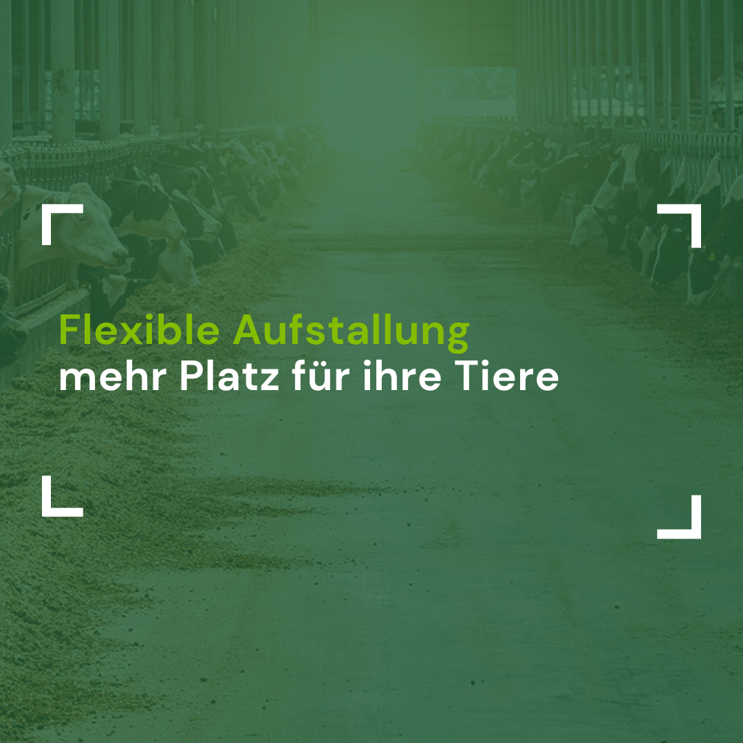 Flexible Aufstallung - mehr Platz für Ihre Tiere